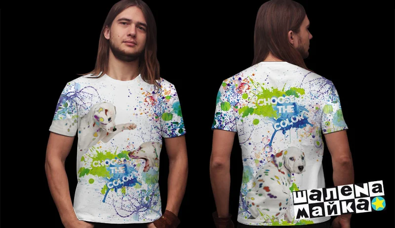 сублимационные футолки: Choose the color